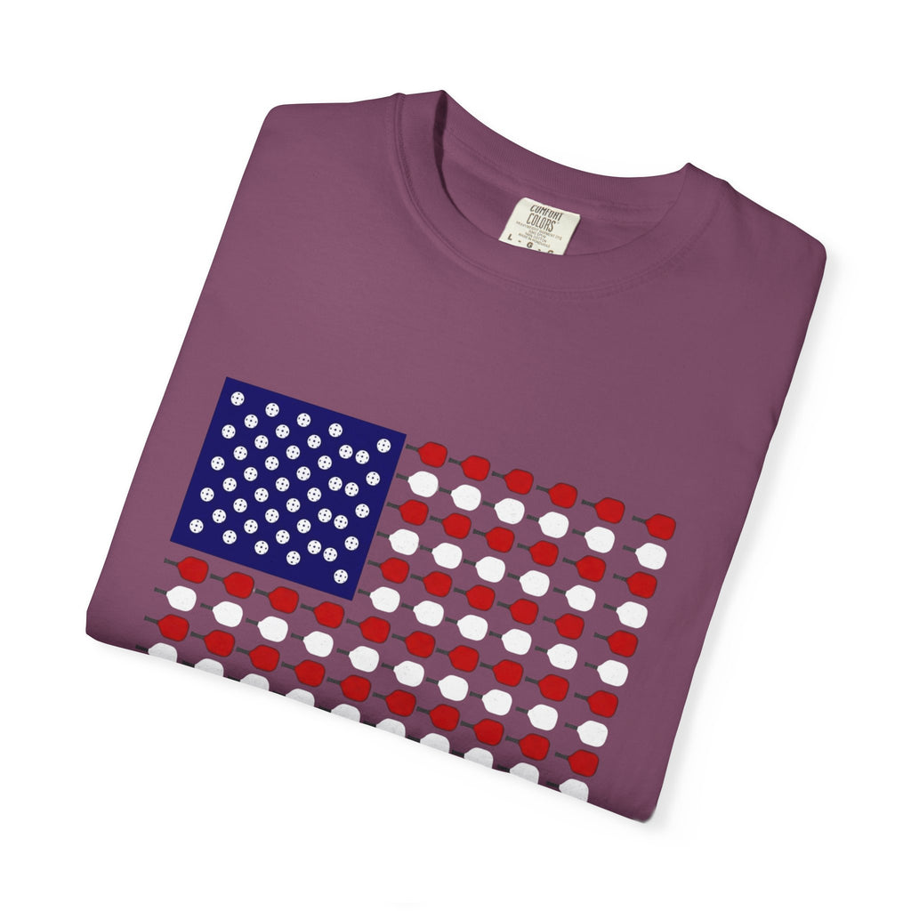 Patriotic Pickleball Flag T-Shirt