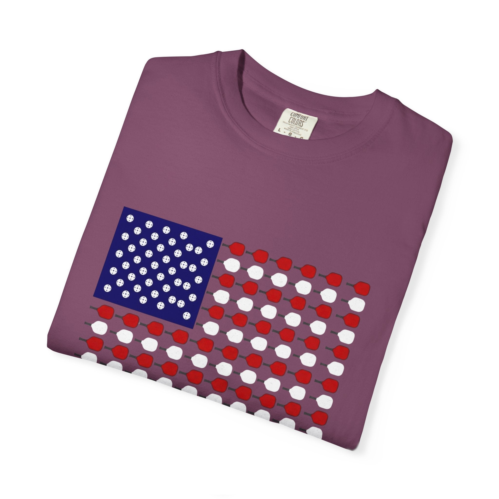 Patriotic Pickleball Flag T-Shirt