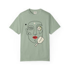 Abstract Pickleball Portrait T-Shirt