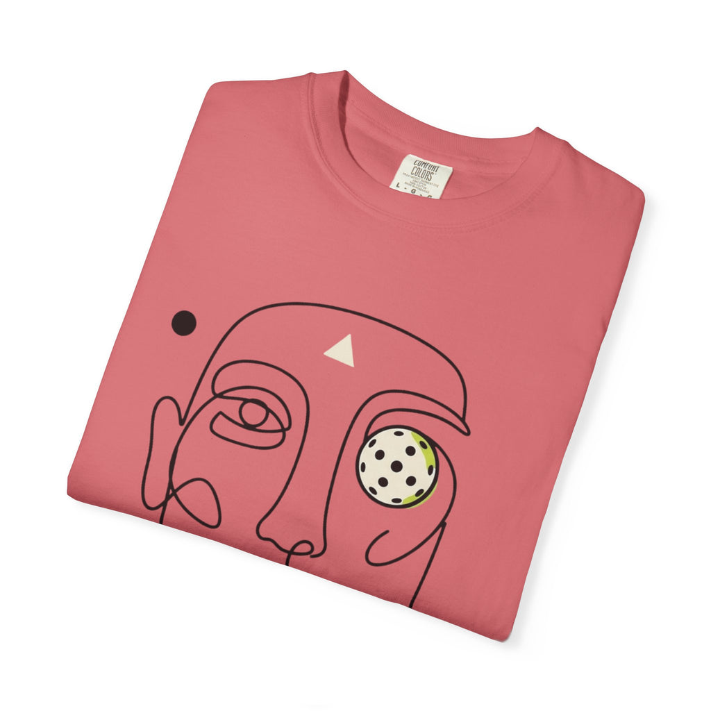 Abstract Pickleball Portrait T-Shirt