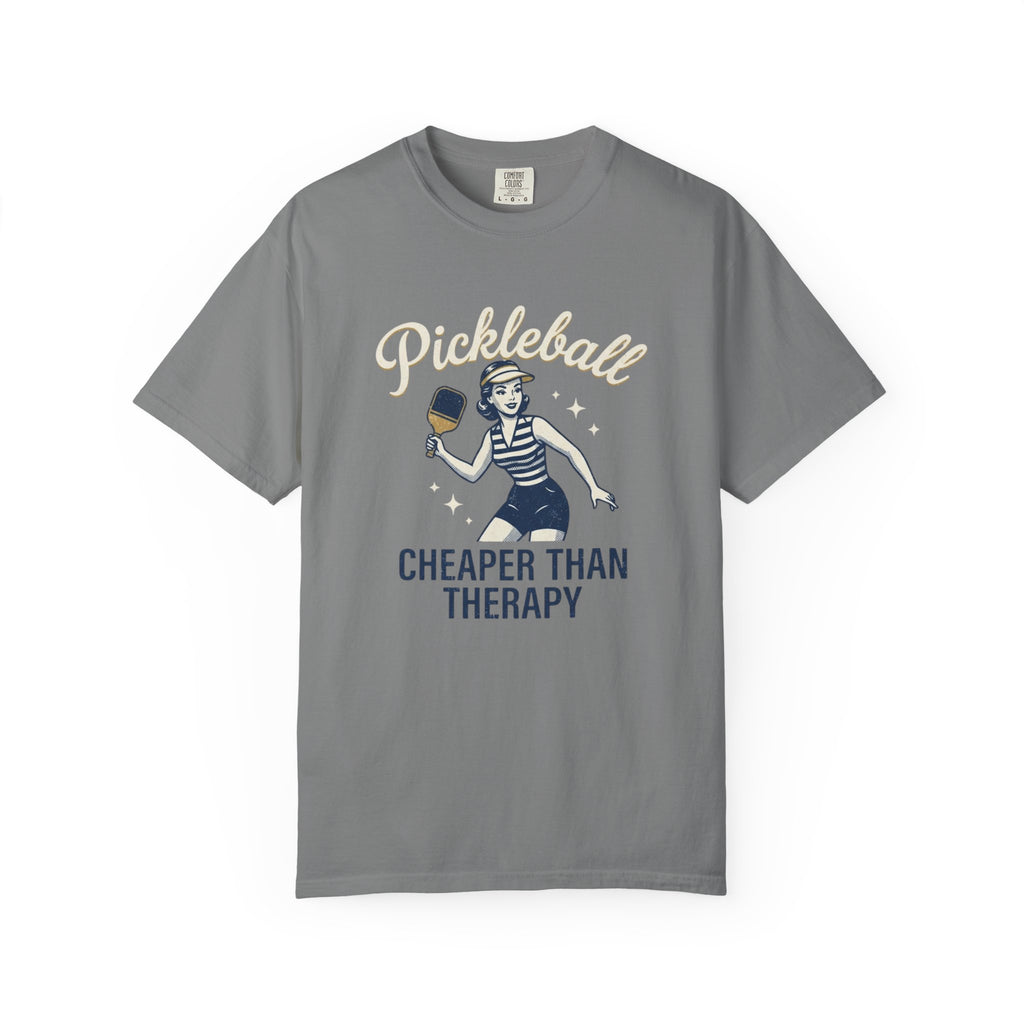 Pickleball Cheaper Than Therapy T-Shirt