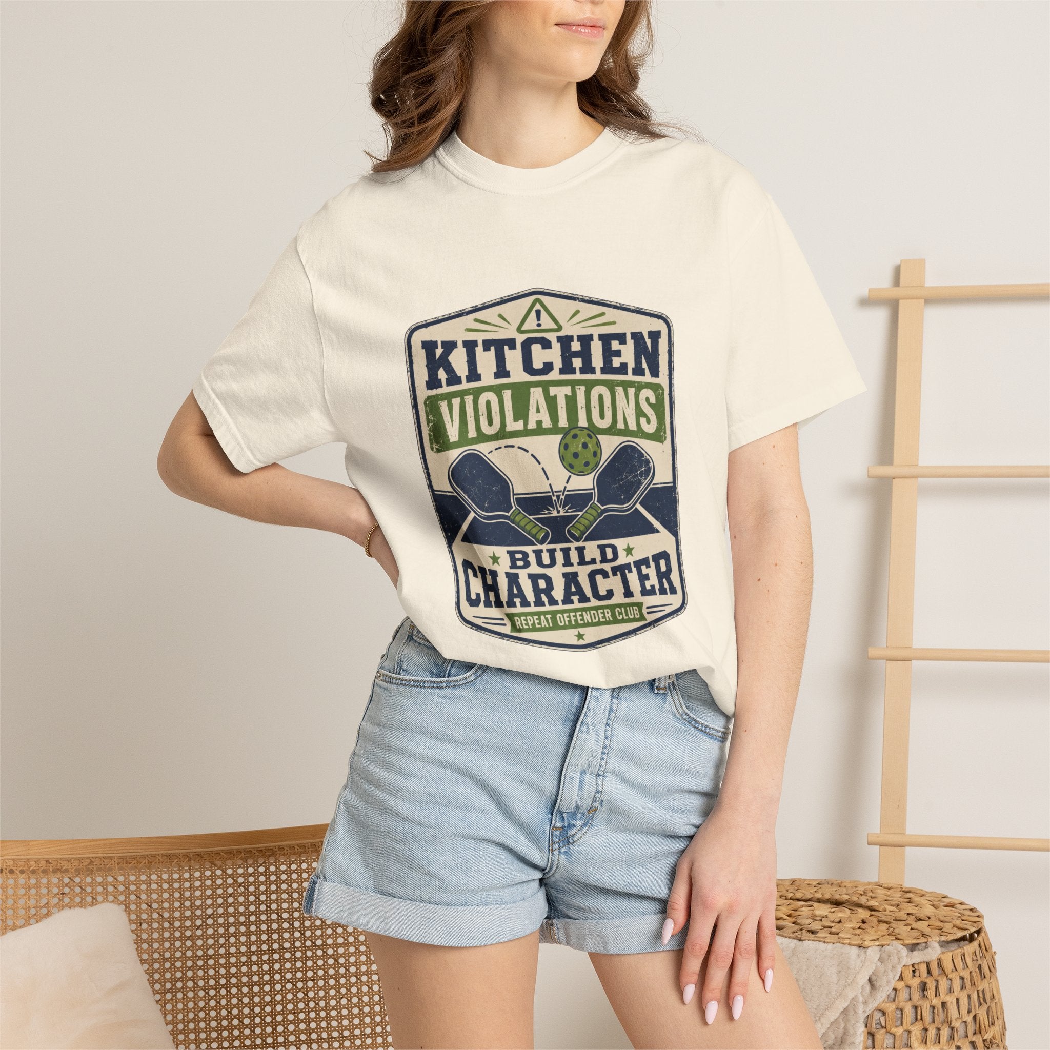 Kitchen Violations Build Character T-Shirt