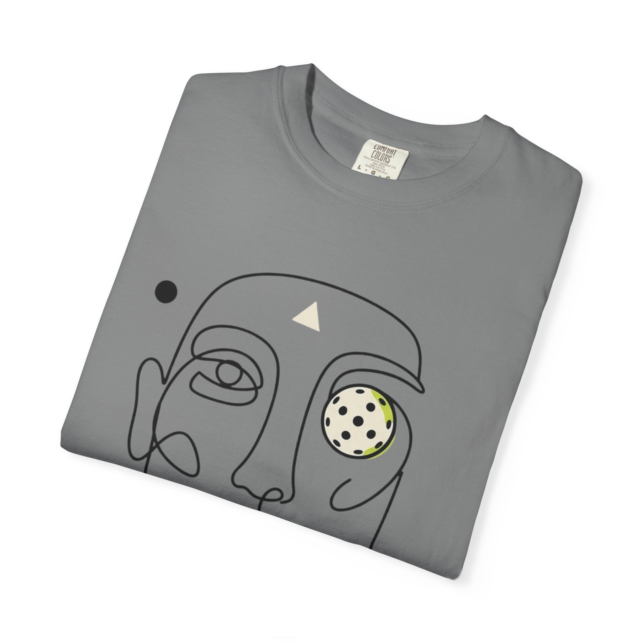 Abstract Pickleball Portrait T-Shirt
