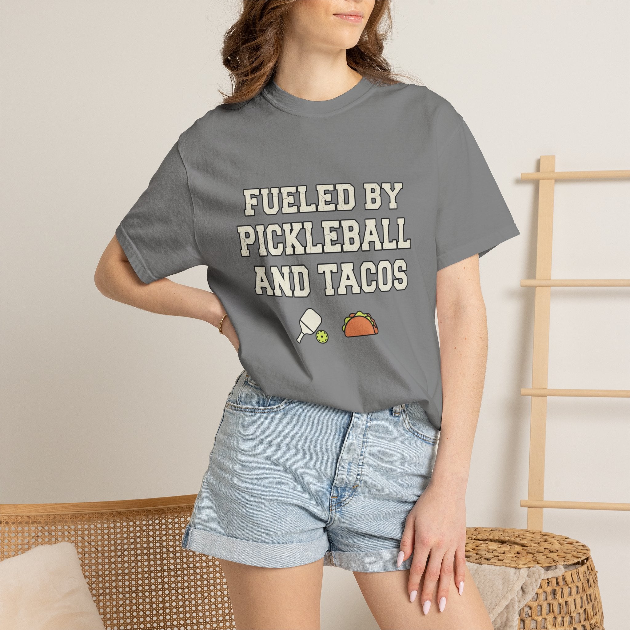 Fueled By Pickleball Tacos T-Shirt