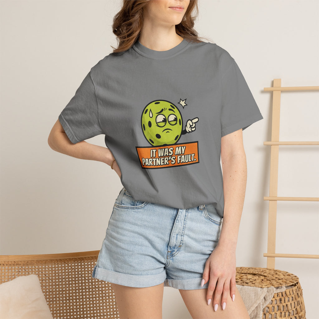Pickleball Partner's Fault T-Shirt