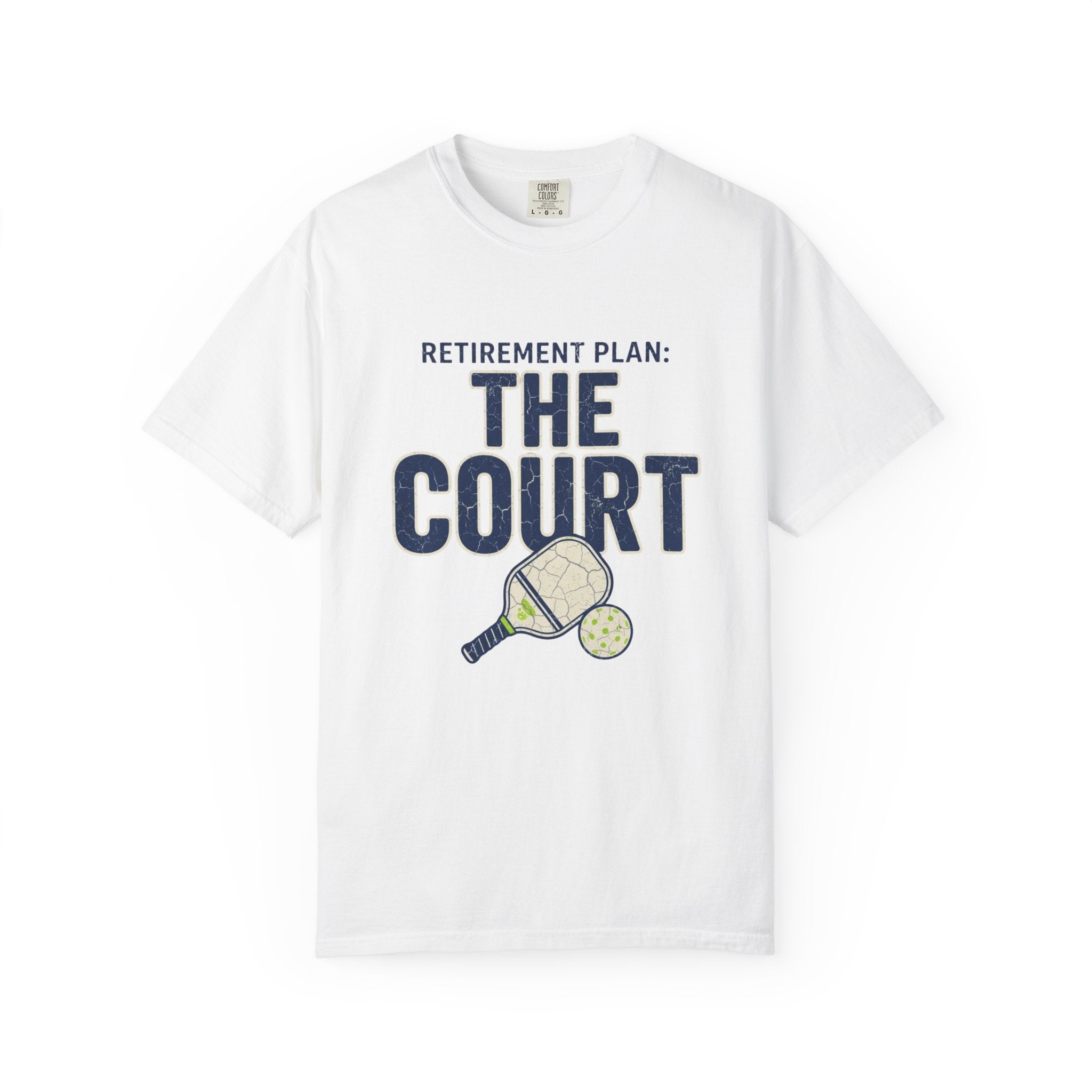 Pickleball Court Retirement Plan T-Shirt