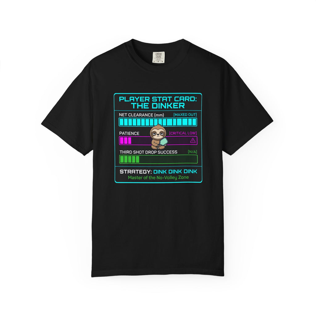 Pickleball Dinker Stat Card T-Shirt