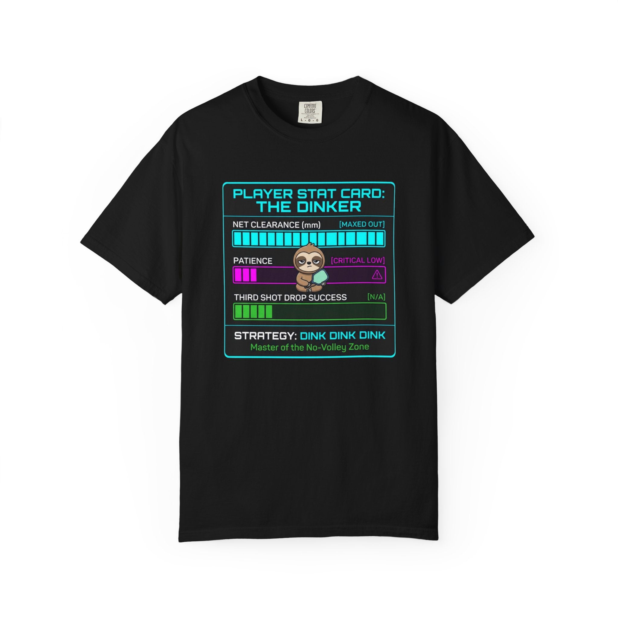 Pickleball Dinker Stat Card T-Shirt