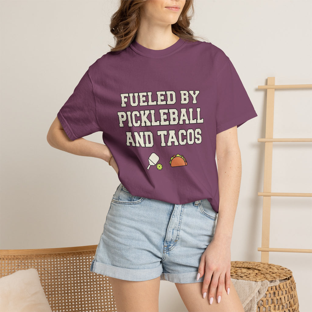 Fueled By Pickleball Tacos T-Shirt