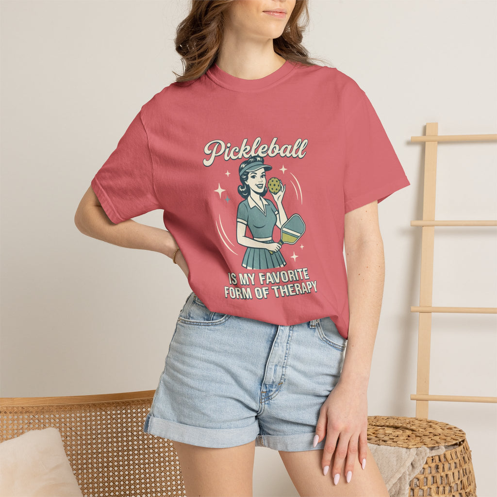 Retro Pickleball Therapy T-Shirt