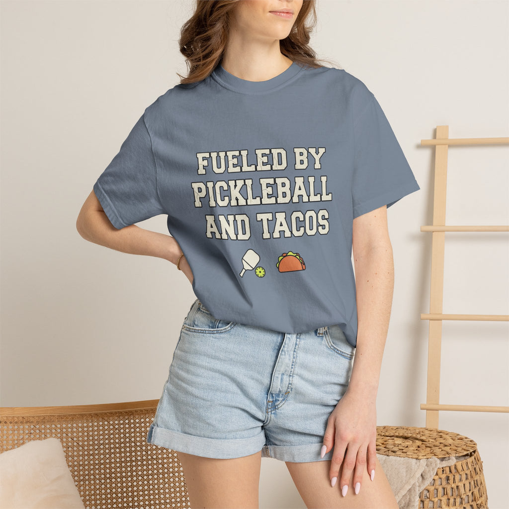 Fueled By Pickleball Tacos T-Shirt