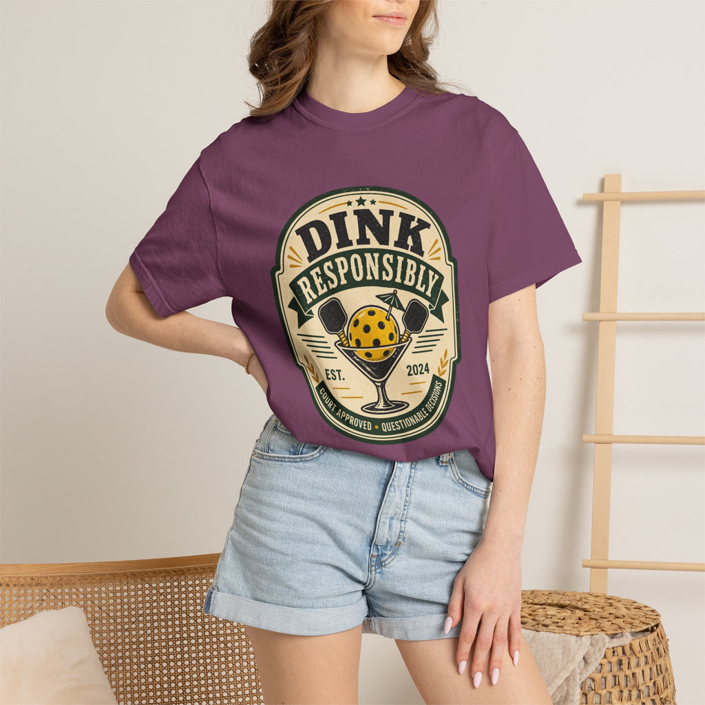 Dink Responsibly Pickleball T-Shirt