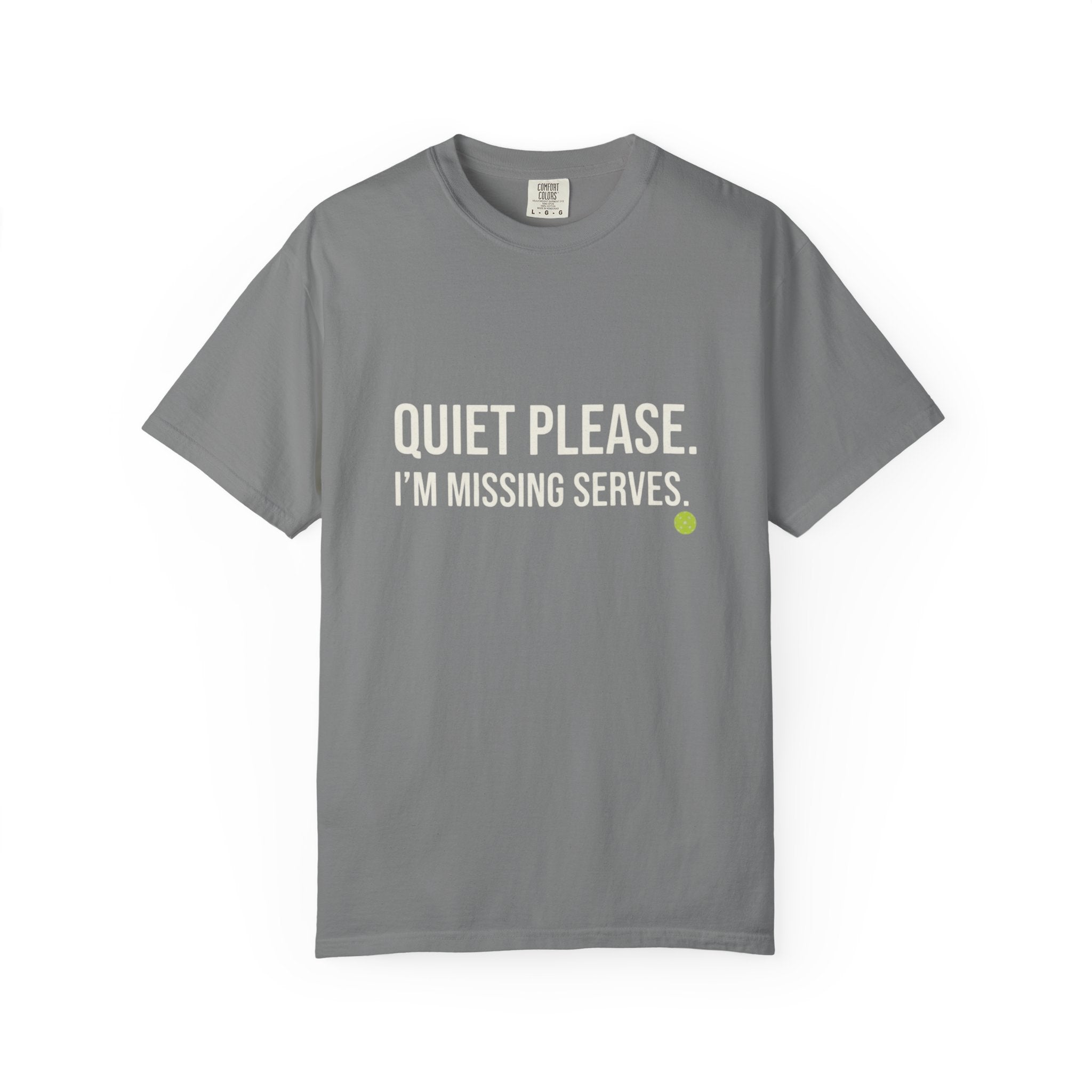 Quiet Please Missing Serves T-Shirt