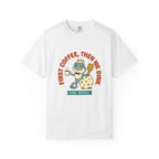 First Coffee Pickleball Frog T-Shirt