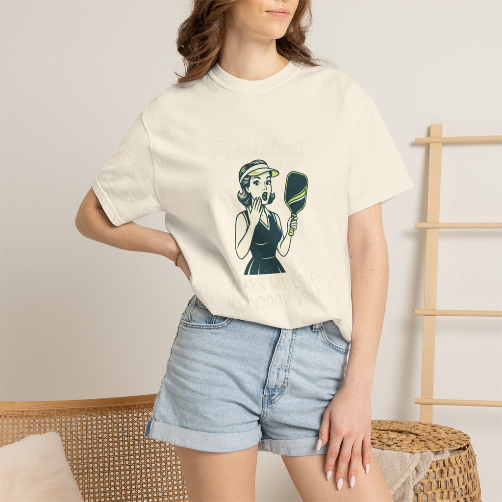 Pickleball Indoor Voice T-Shirt
