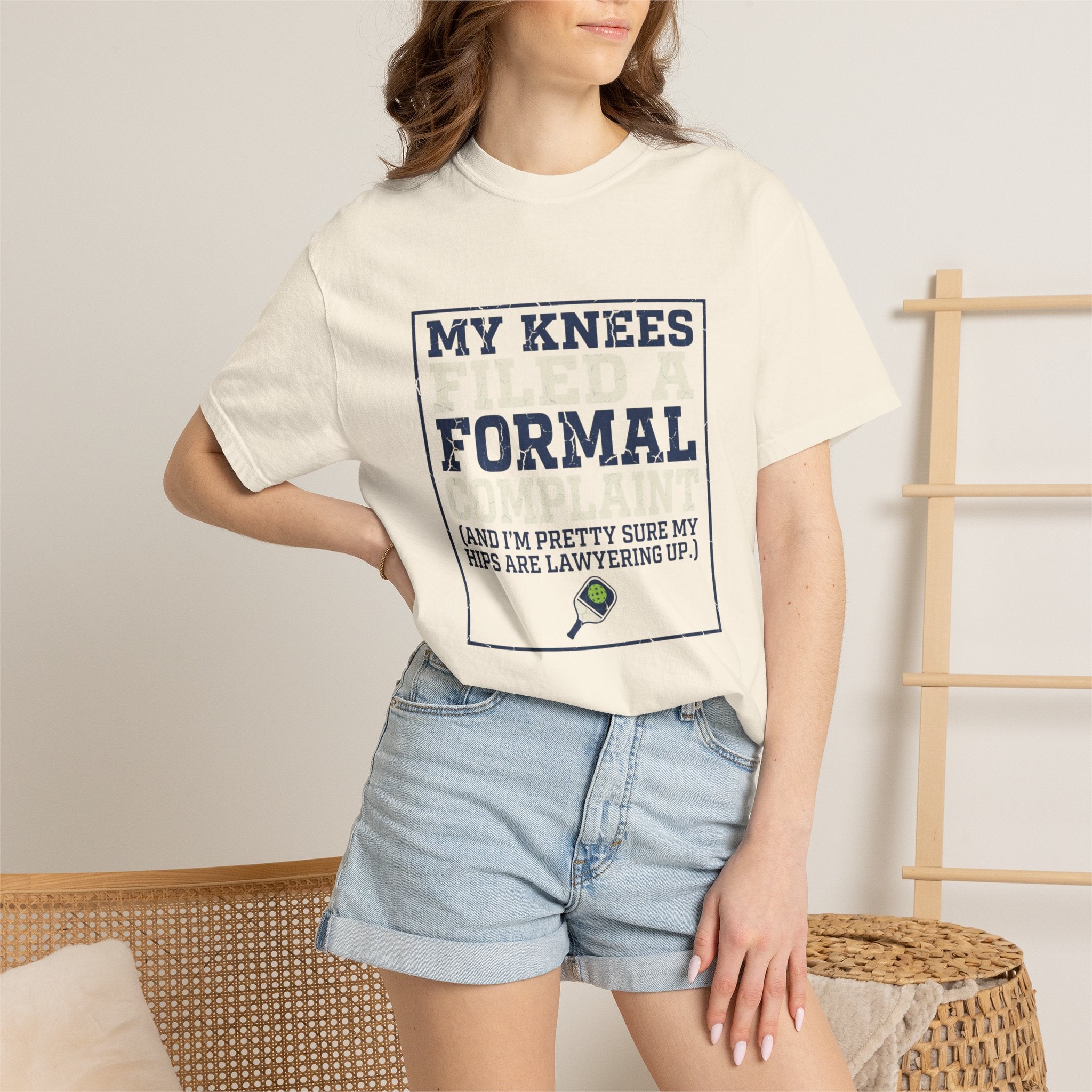 Pickleball Knees Formal Complaint T-Shirt