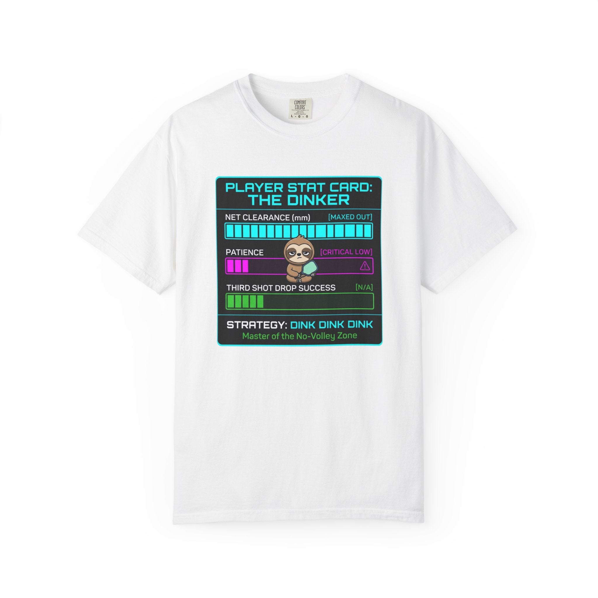Pickleball Dinker Stat Card T-Shirt