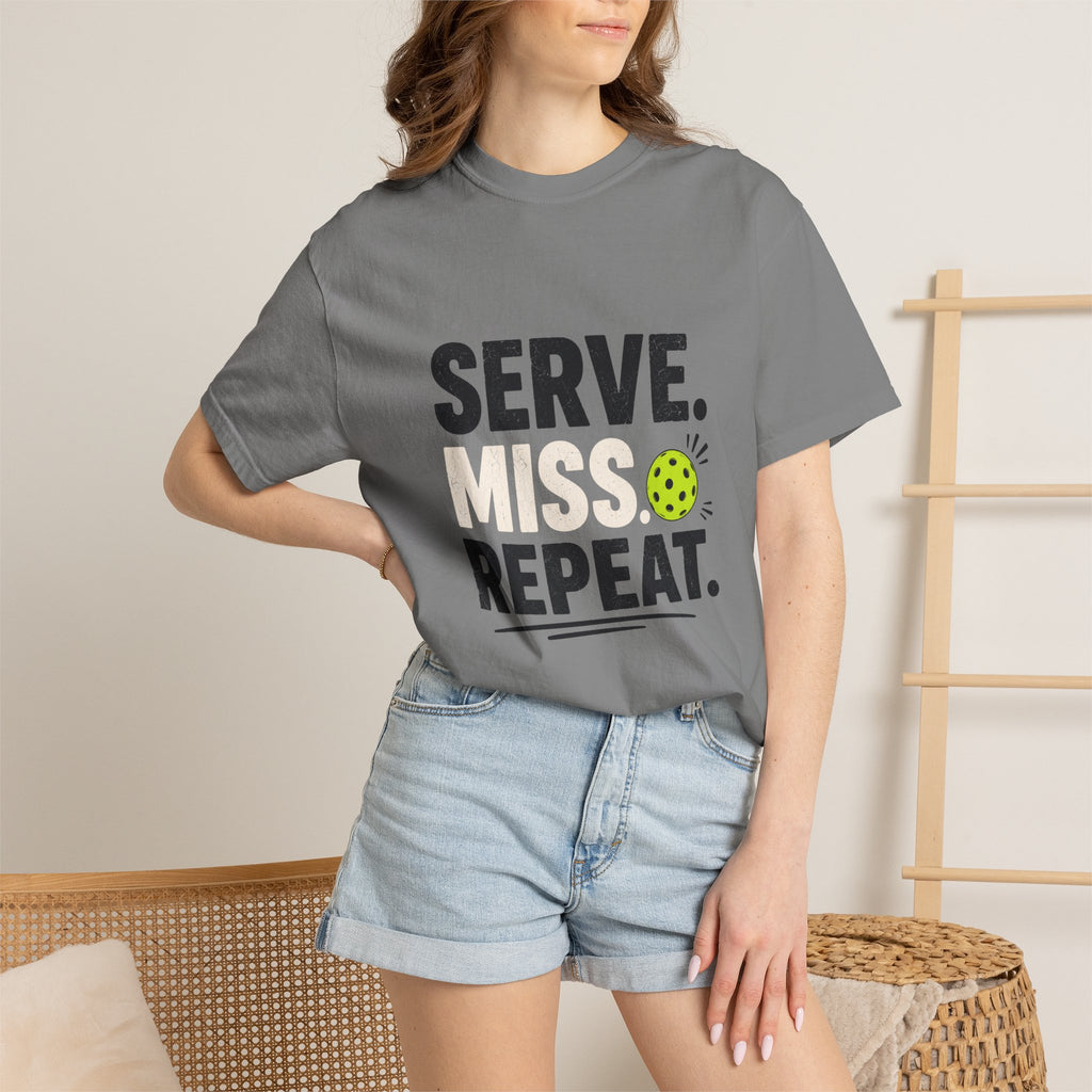 Serve Miss Repeat Pickleball T-Shirt