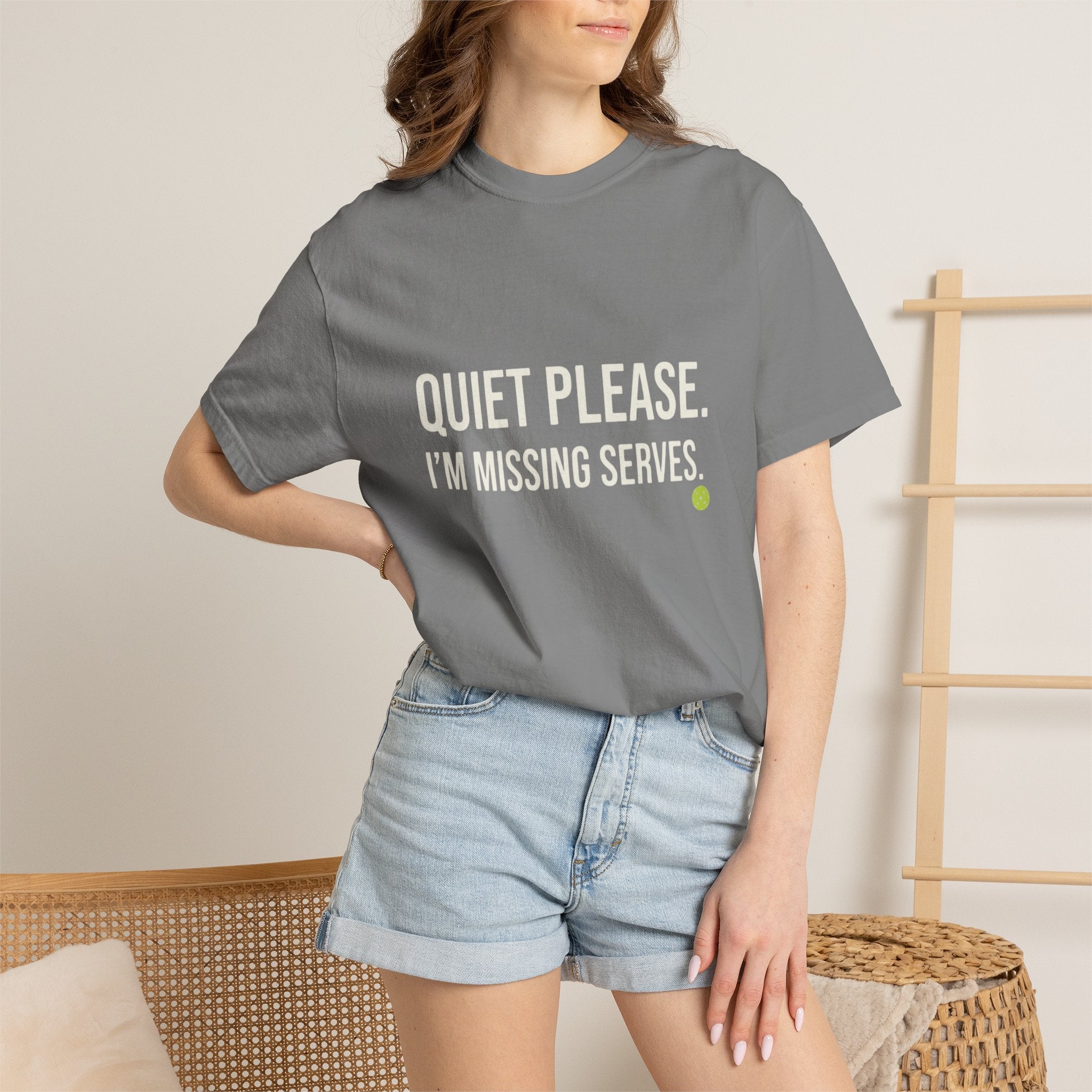 Quiet Please Missing Serves T-Shirt