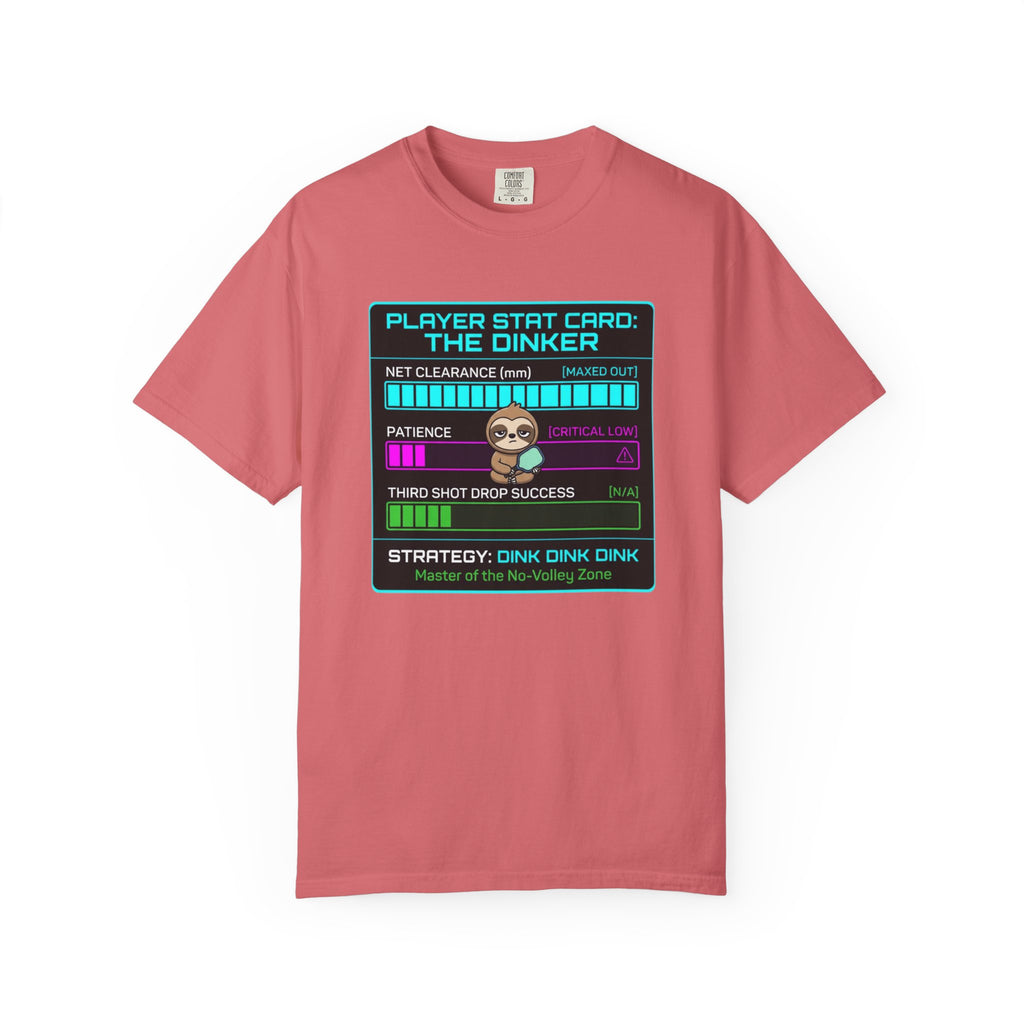 Pickleball Dinker Stat Card T-Shirt