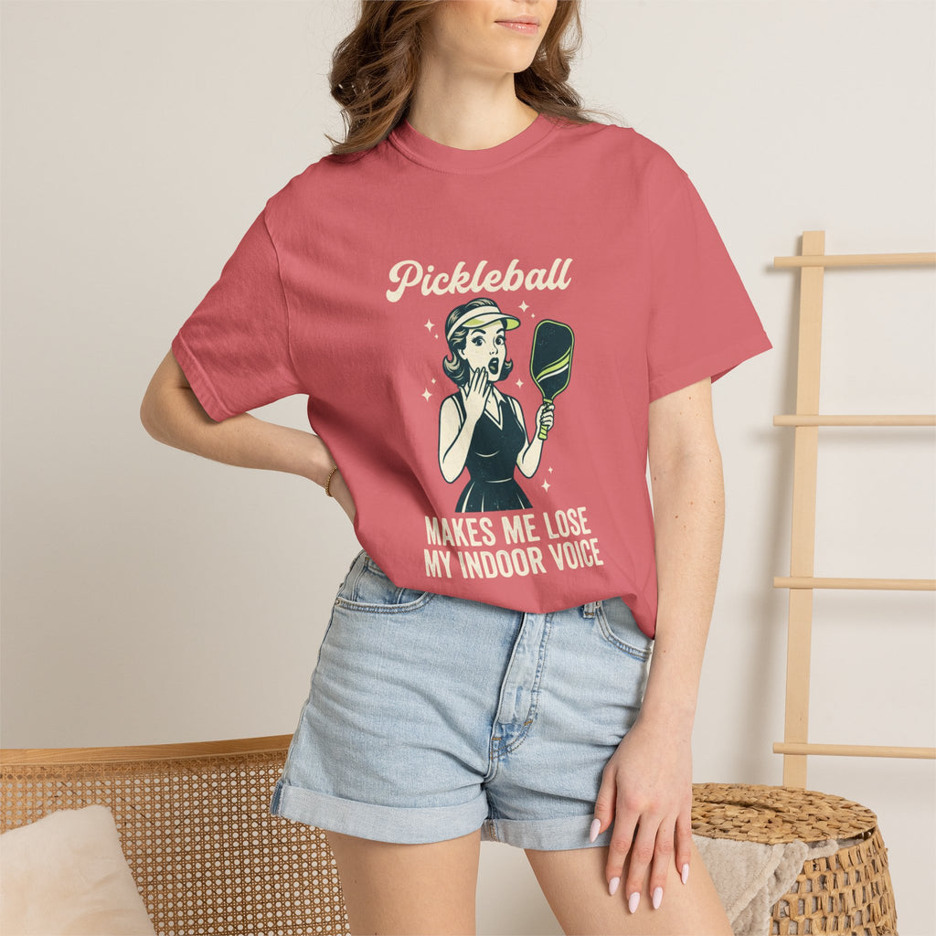 Pickleball Indoor Voice T-Shirt