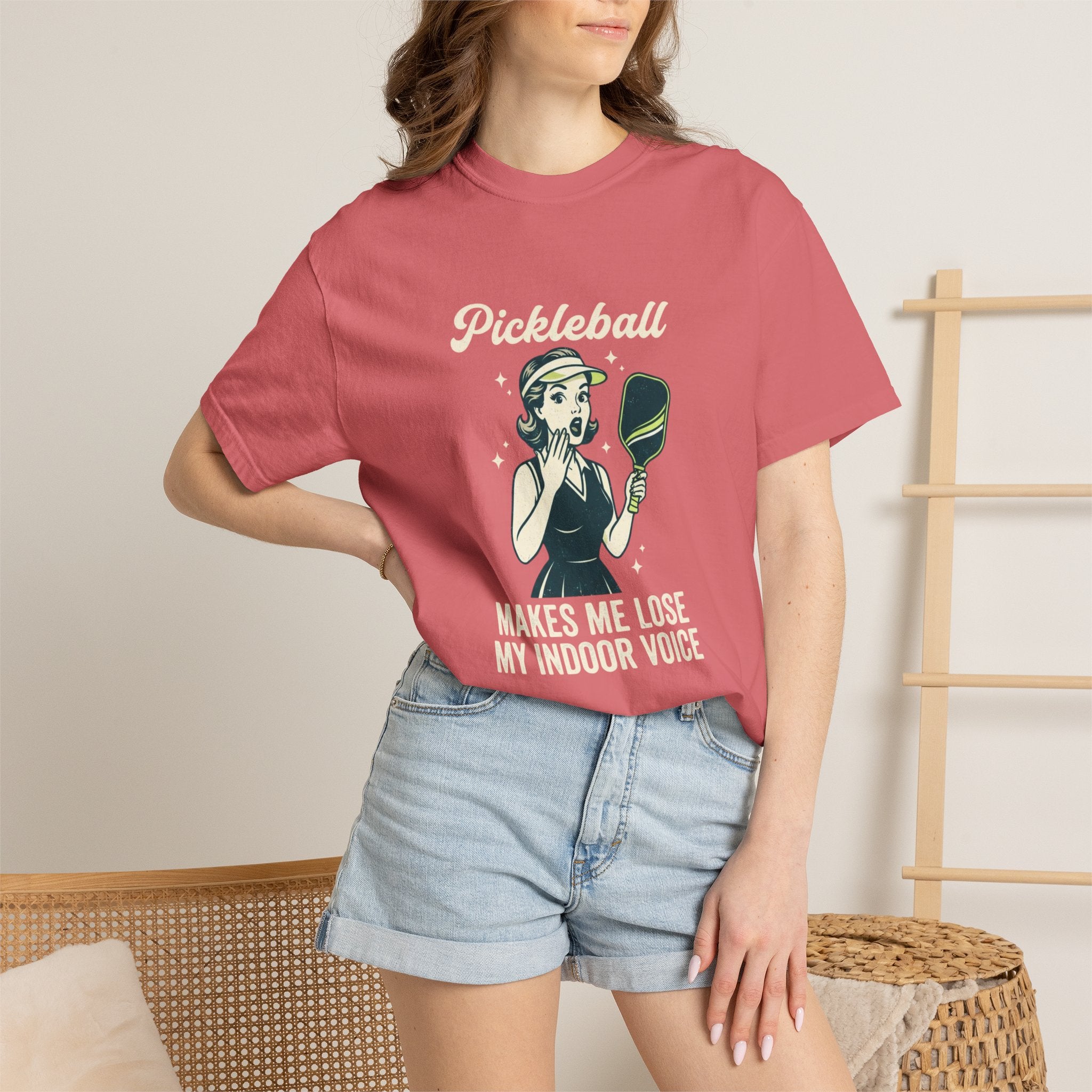 Pickleball Indoor Voice T-Shirt