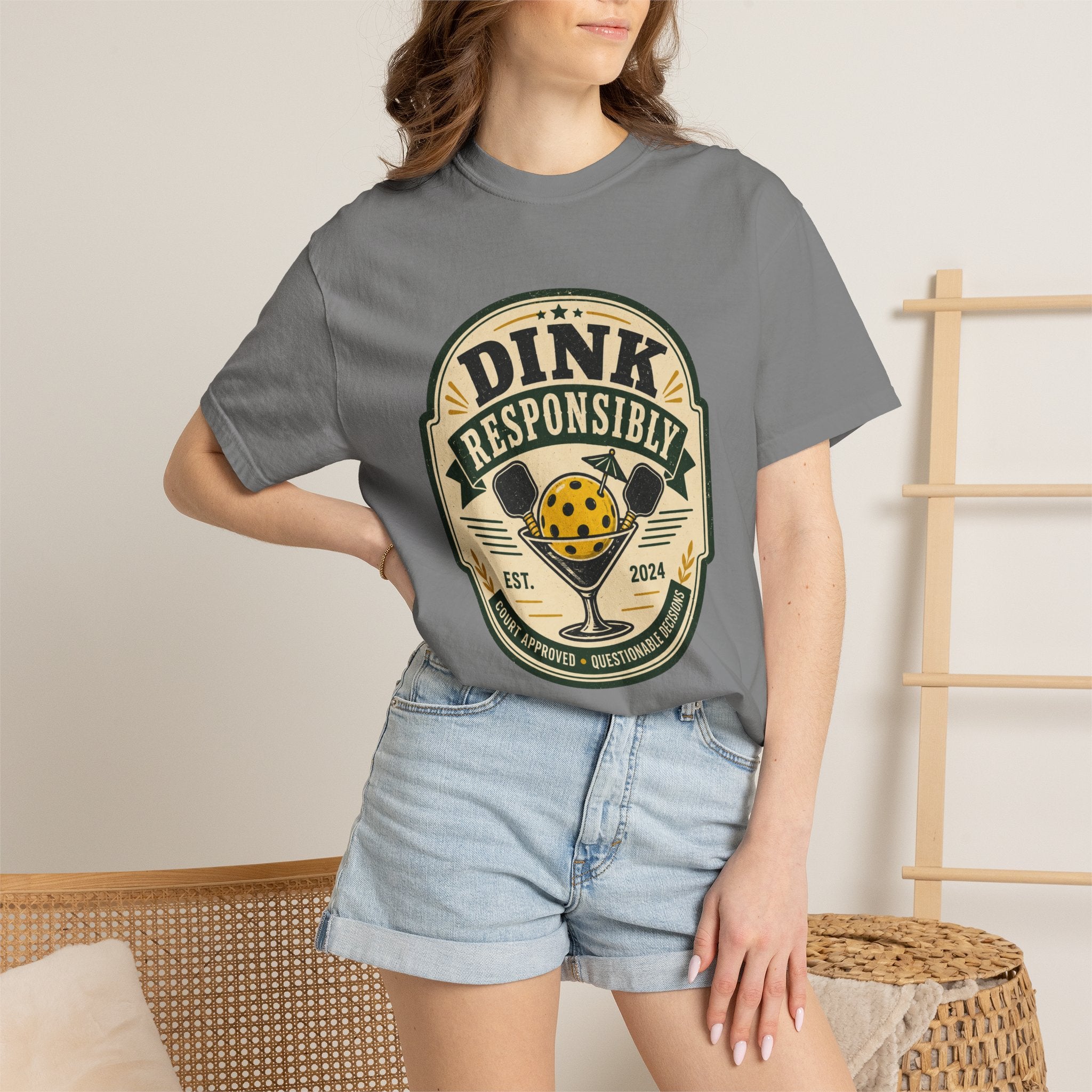 Dink Responsibly Pickleball T-Shirt