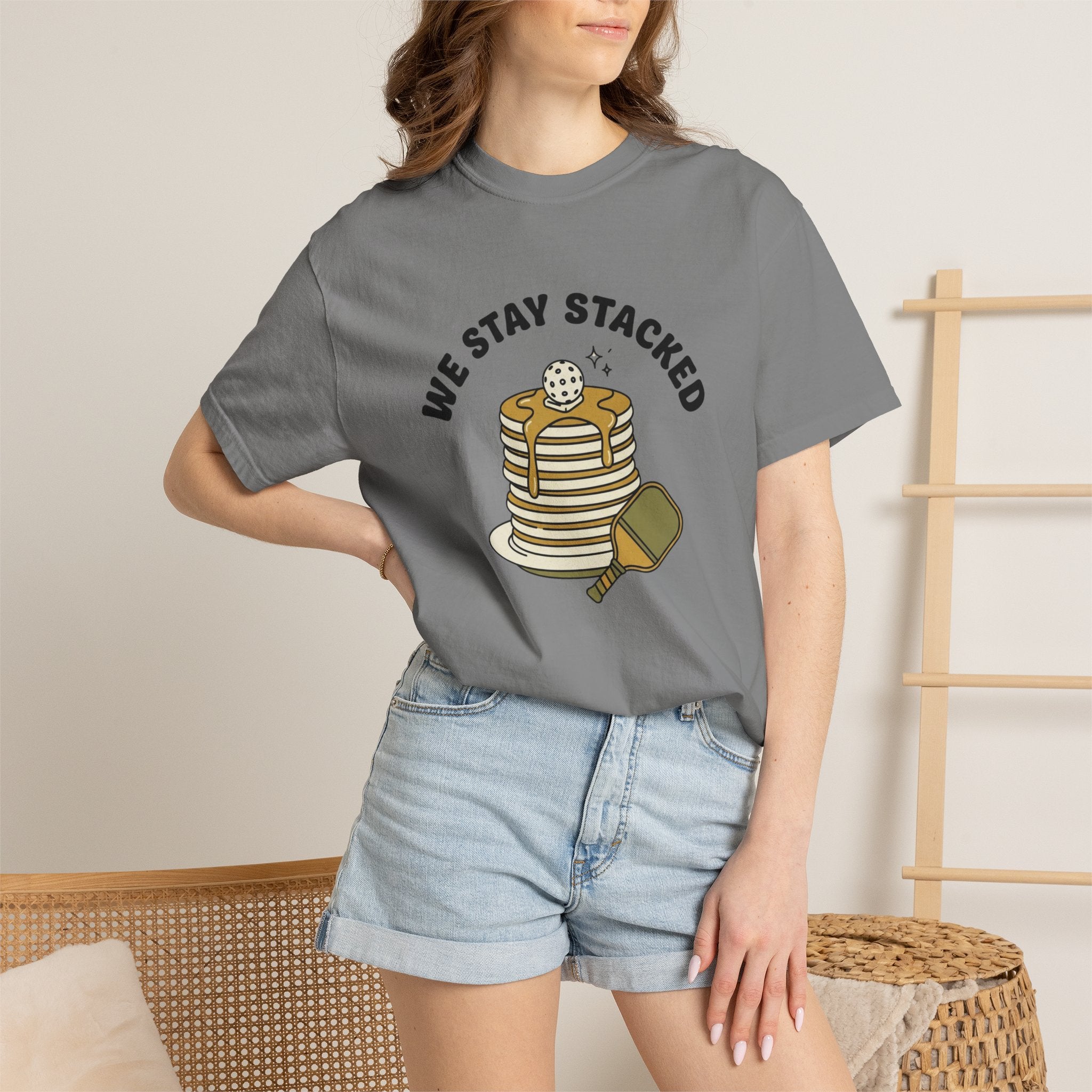 We Stay Stacked Pickleball T-Shirt