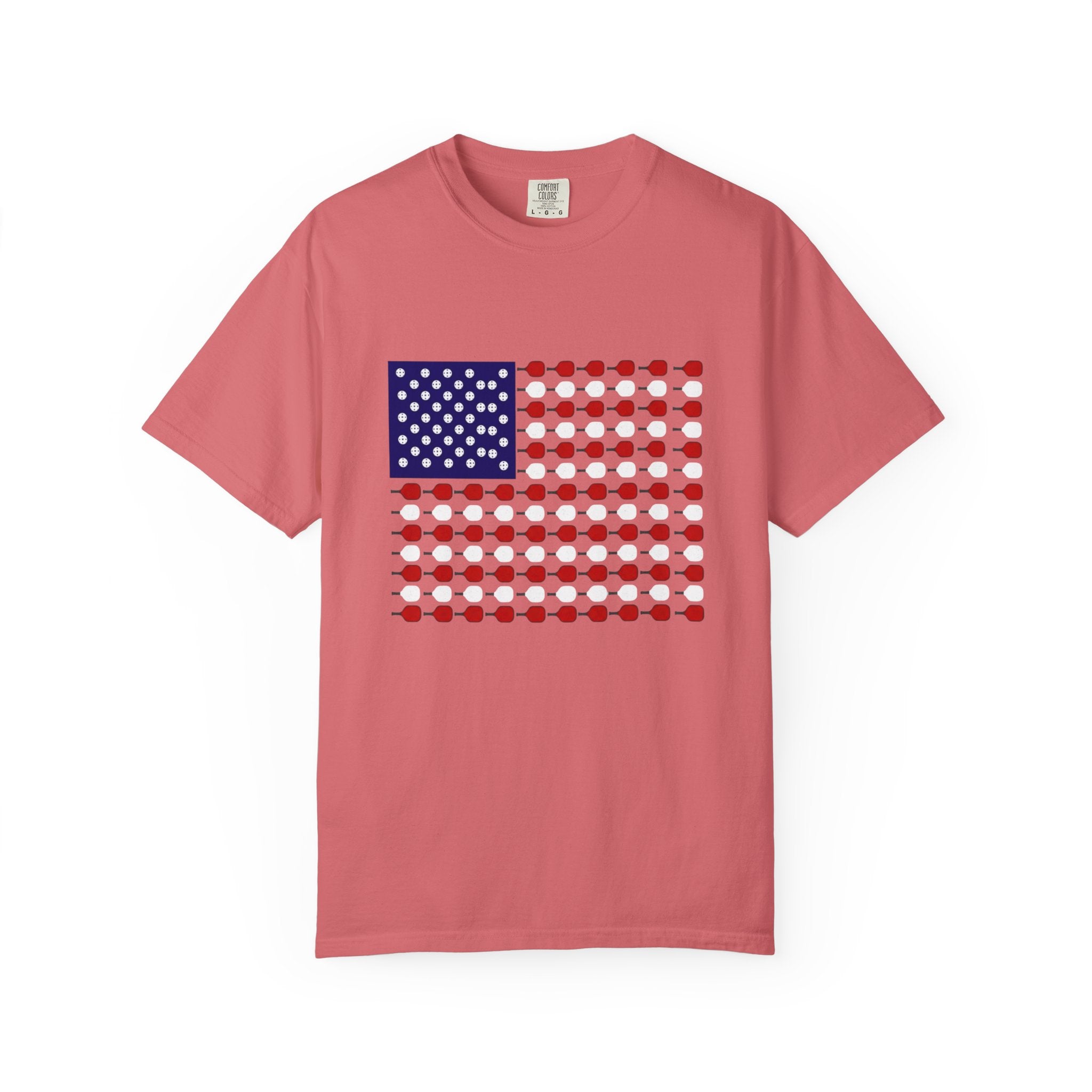 Patriotic Pickleball Flag T-Shirt