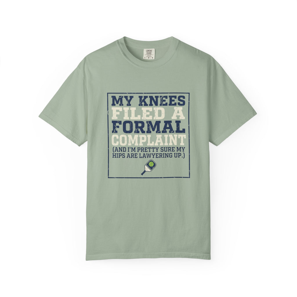 Pickleball Knees Formal Complaint T-Shirt