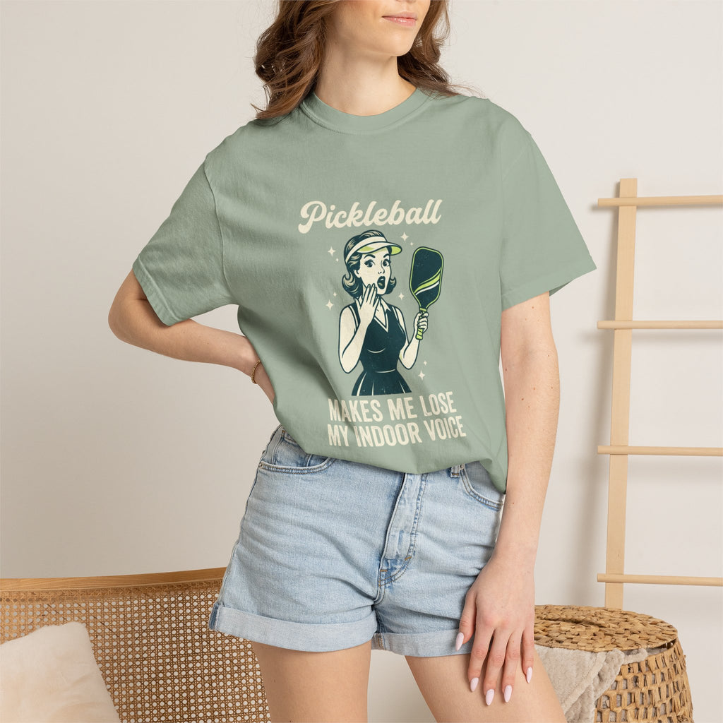 Pickleball Indoor Voice T-Shirt