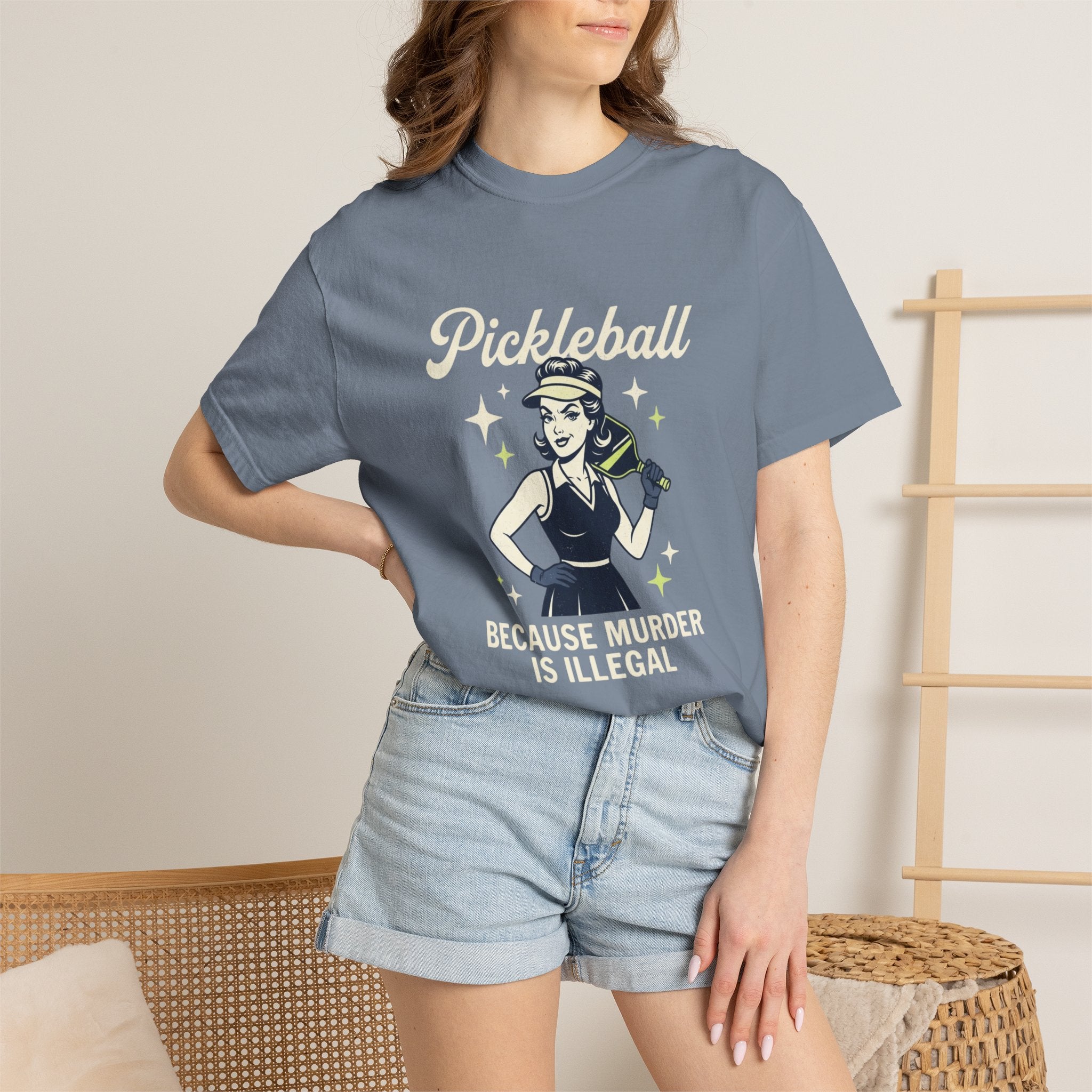 Pickleball Murder Is Illegal T-Shirt