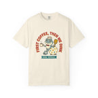 First Coffee Pickleball Frog T-Shirt