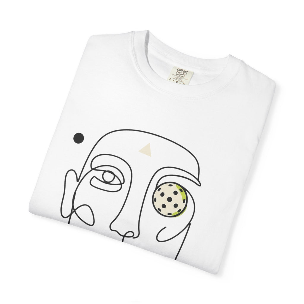 Abstract Pickleball Portrait T-Shirt
