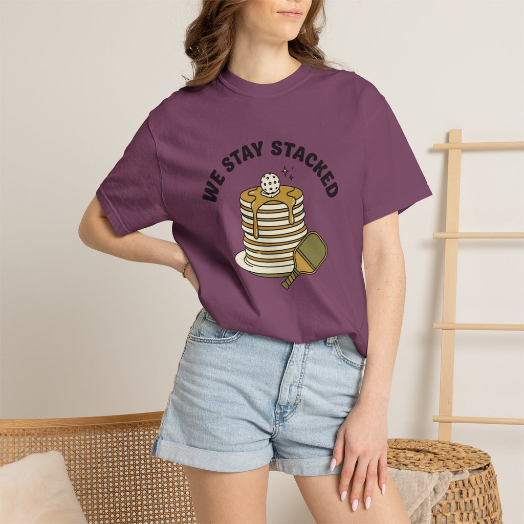 We Stay Stacked Pickleball T-Shirt