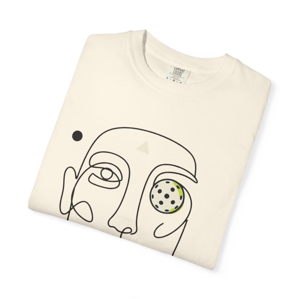 Abstract Pickleball Portrait T-Shirt