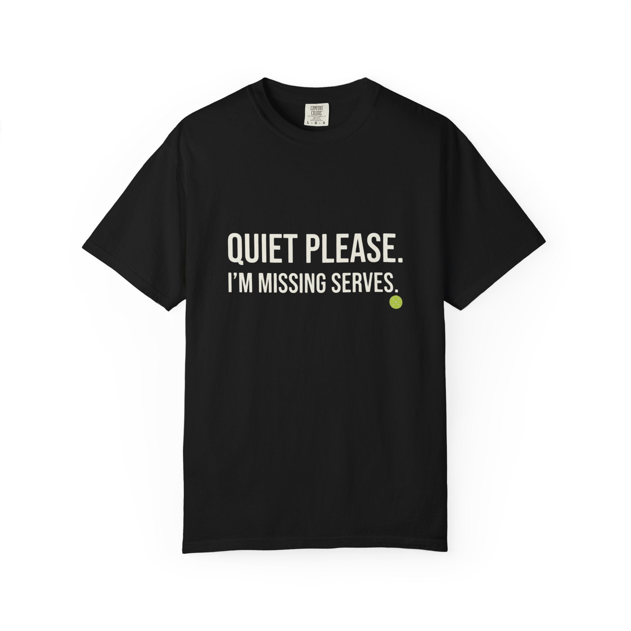 Quiet Please Missing Serves T-Shirt