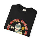 First Coffee Pickleball Frog T-Shirt