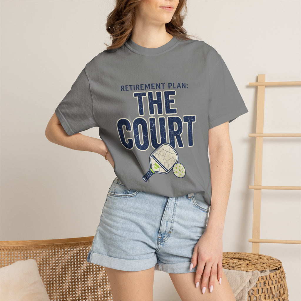 Pickleball Court Retirement Plan T-Shirt