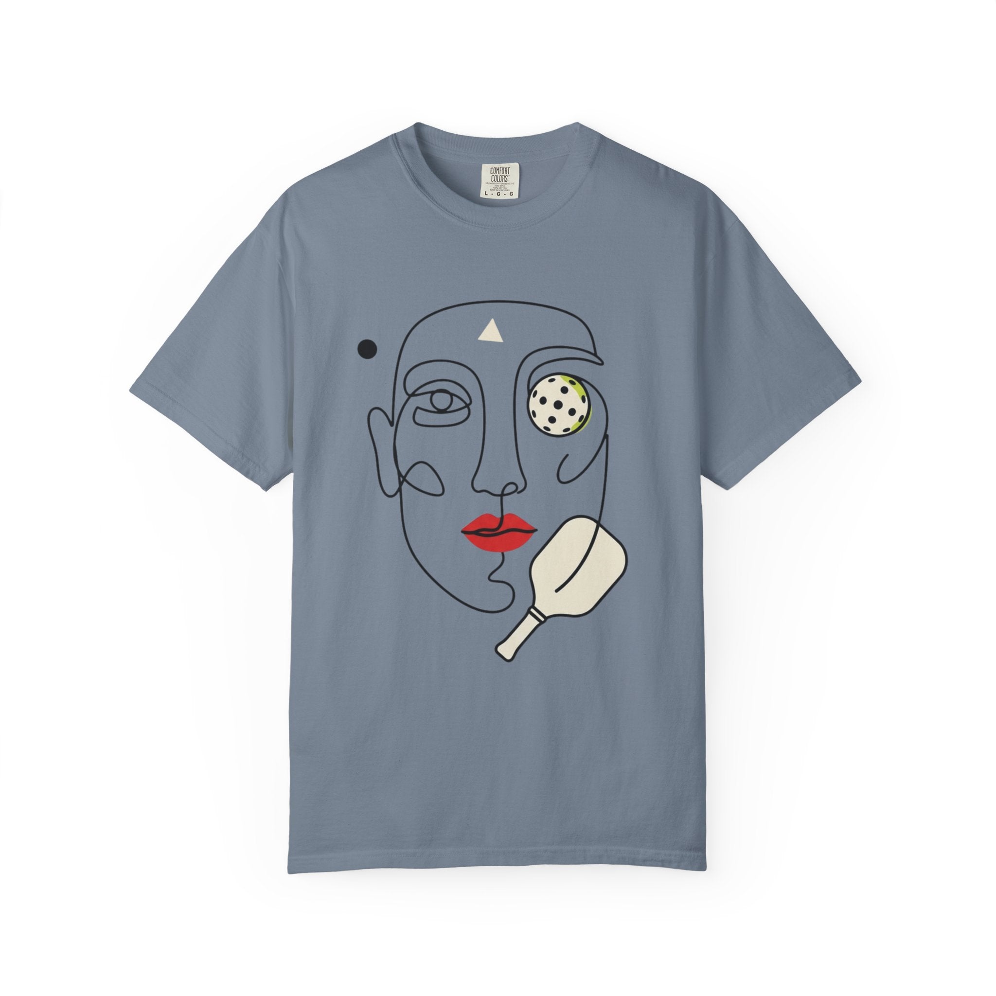 Abstract Pickleball Portrait T-Shirt