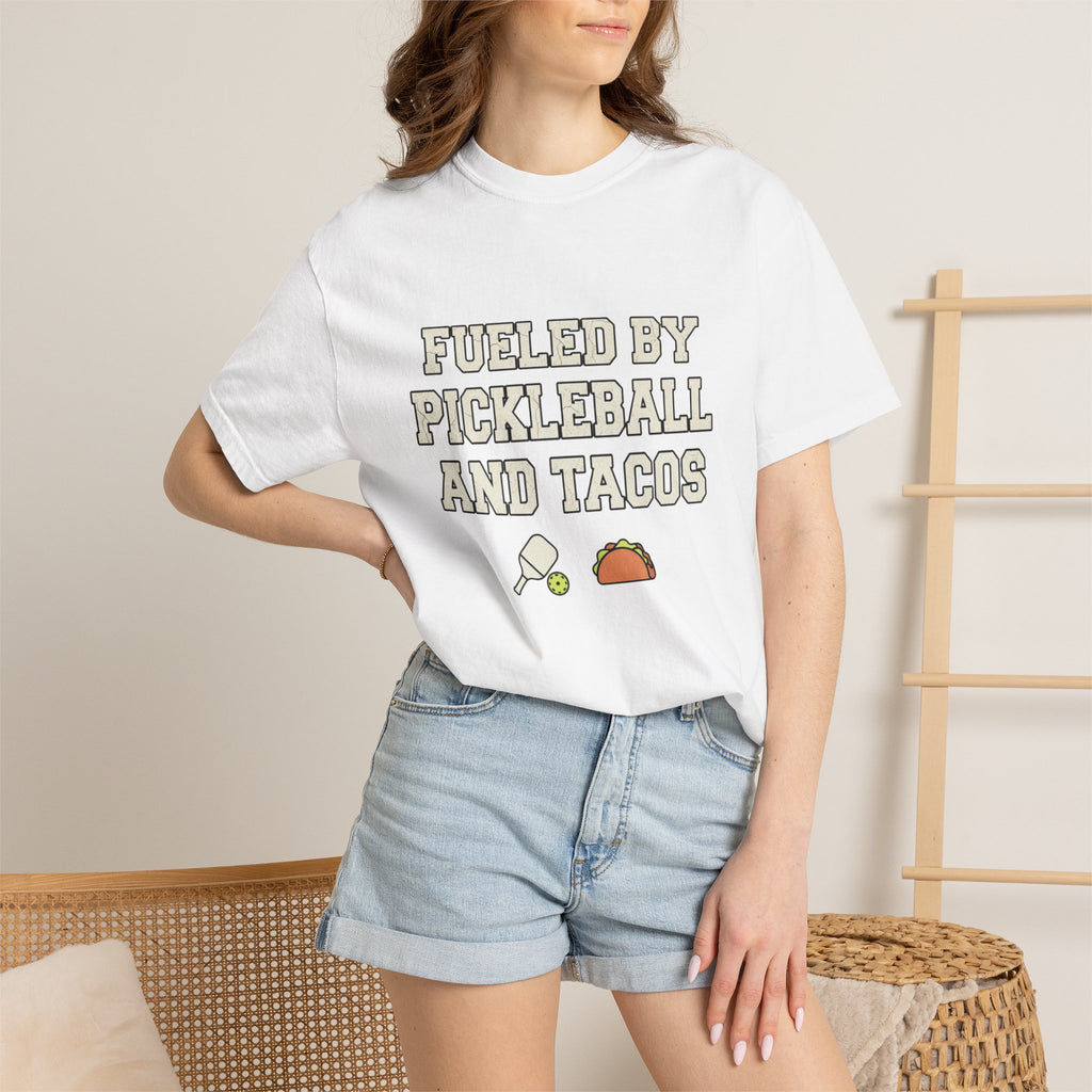 Fueled By Pickleball Tacos T-Shirt