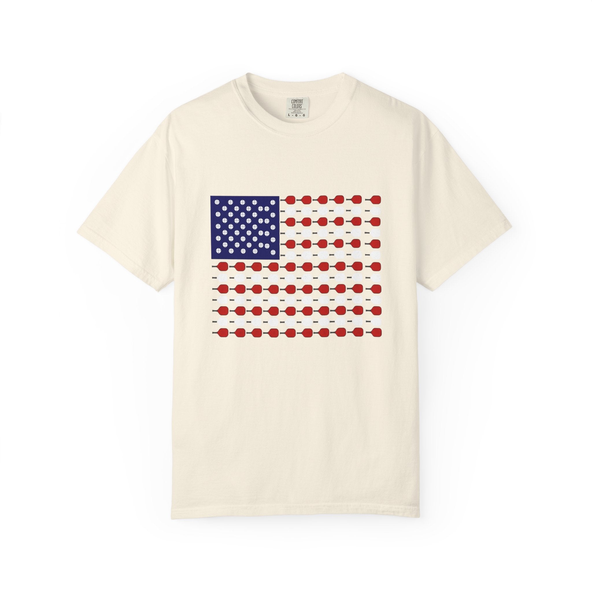 Patriotic Pickleball Flag T-Shirt
