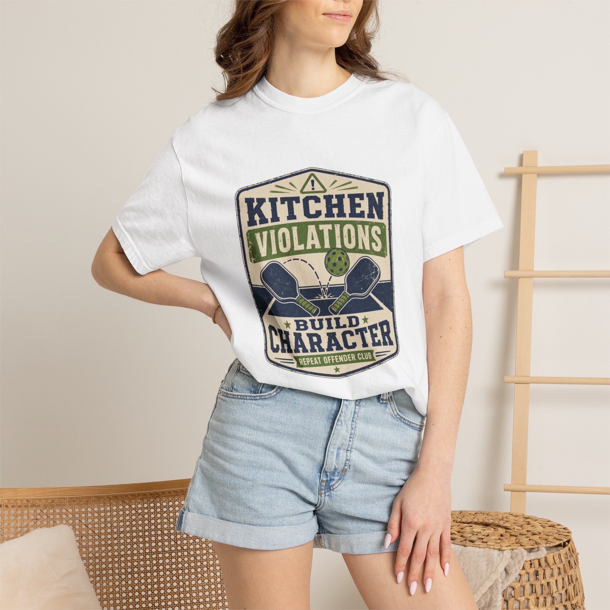 Kitchen Violations Build Character T-Shirt
