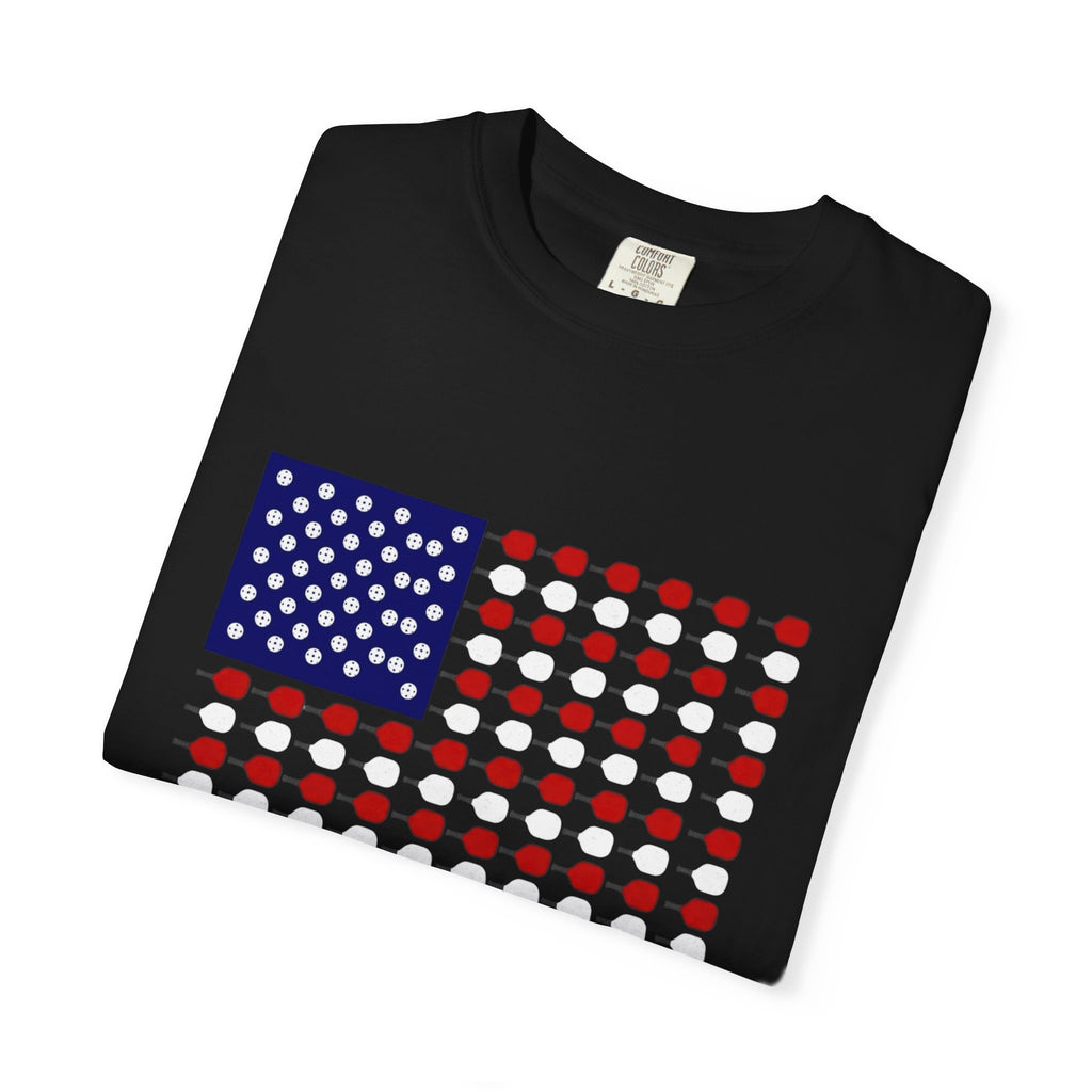 Patriotic Pickleball Flag T-Shirt