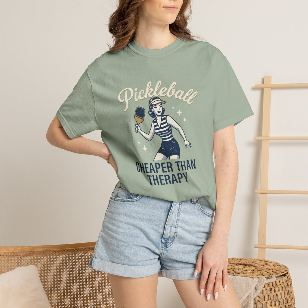 Pickleball Cheaper Than Therapy T-Shirt