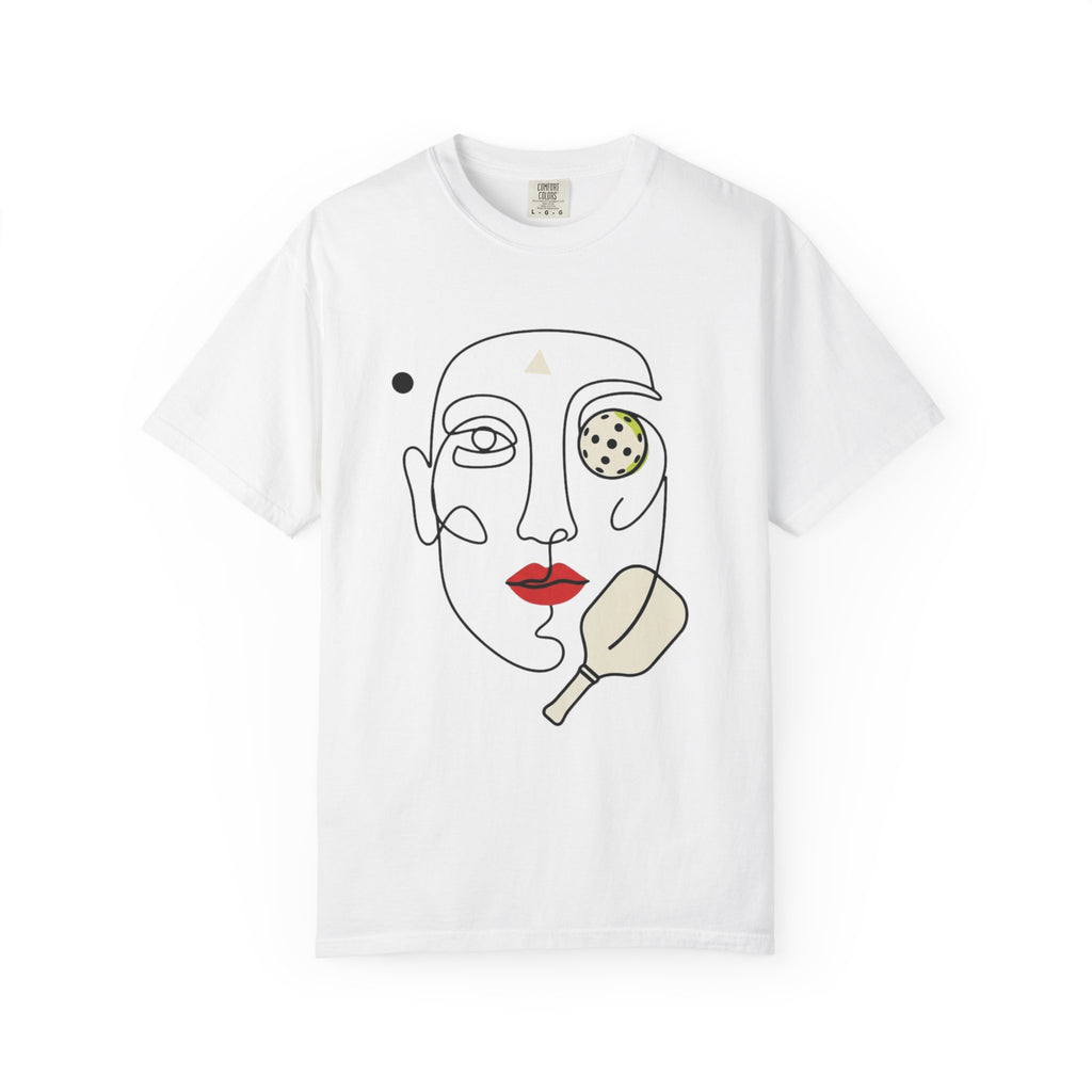 Abstract Pickleball Portrait T-Shirt