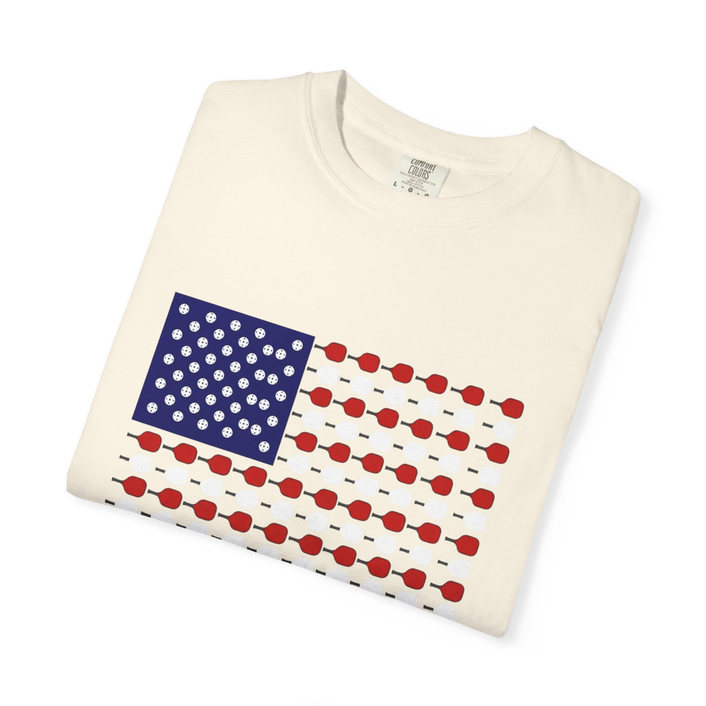 Patriotic Pickleball Flag T-Shirt