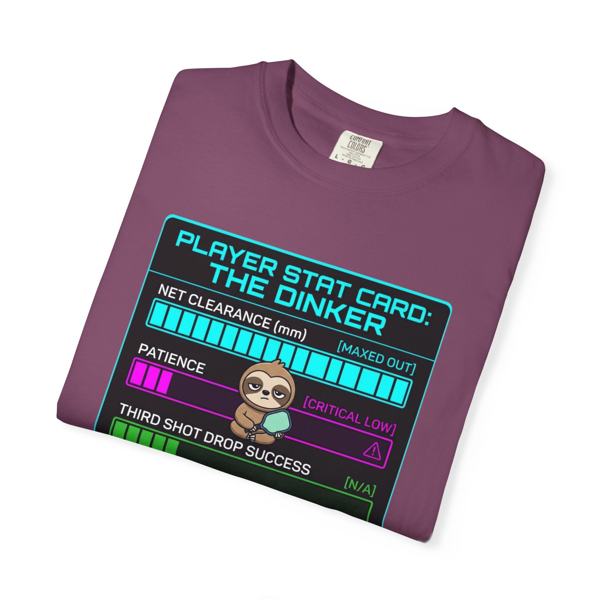 Pickleball Dinker Stat Card T-Shirt