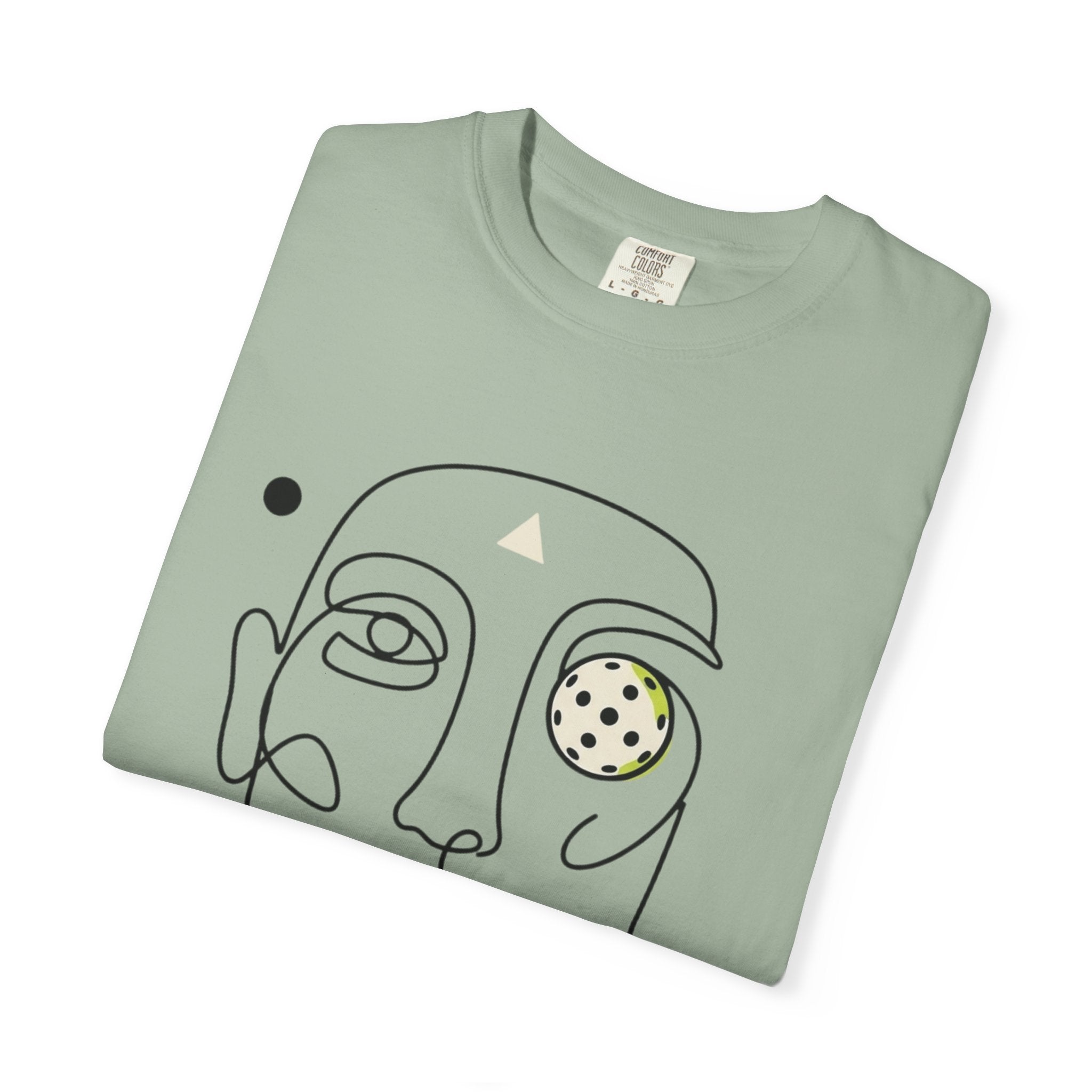 Abstract Pickleball Portrait T-Shirt