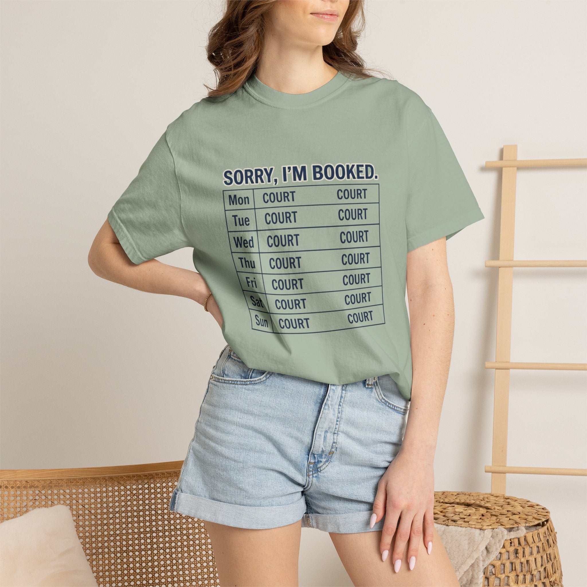 Sorry Im Booked Court T-Shirt